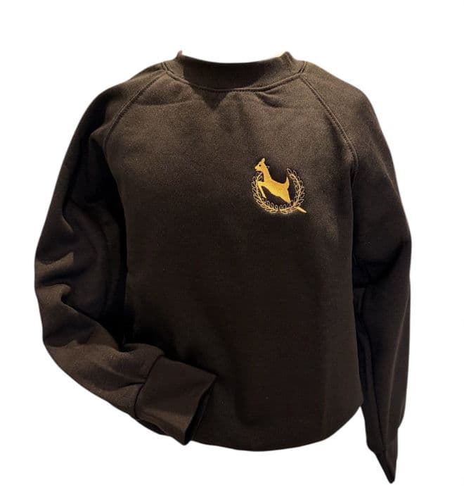 Grove wood PE Sweatshirt- Black with Logo