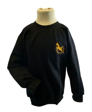 Grove wood PE Sweatshirt- Black with Logo