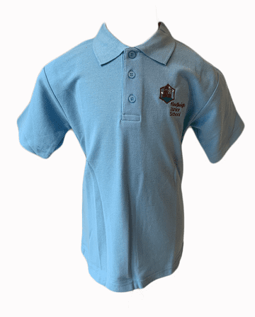 Hadleigh Junior P.E. Polo Shirt - Sky Blue
