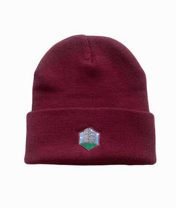 Hadleigh Junior Ski Hat - Maroon