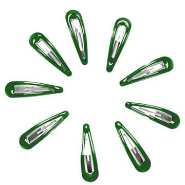 Hair Clips - GREEN