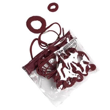 Hair Pony Bag -MAROON