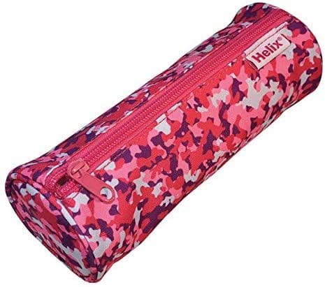 Helix Oxford Camo Pencil Case - Pink