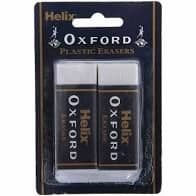 Helix Oxford Large Erasers Twin Pack