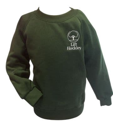 Hockley LIFT Crew Neck Sweatshirt - Forest Green