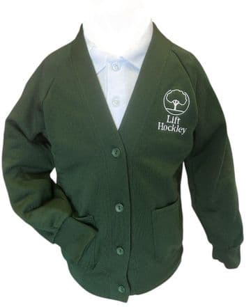 Hockley LIFT Sweat Cardigan - Forest Green