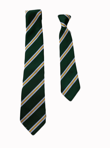 Hockley Tie - Green/White/Gold