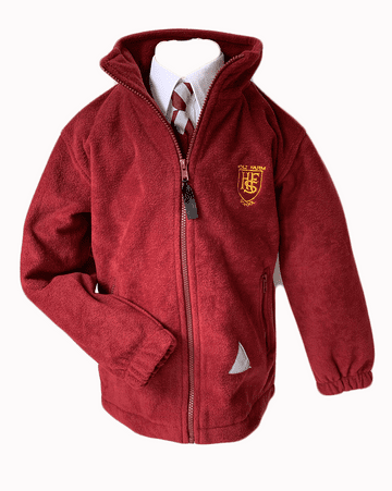 Holt Farm Polar Fleece Jacket - Maroon