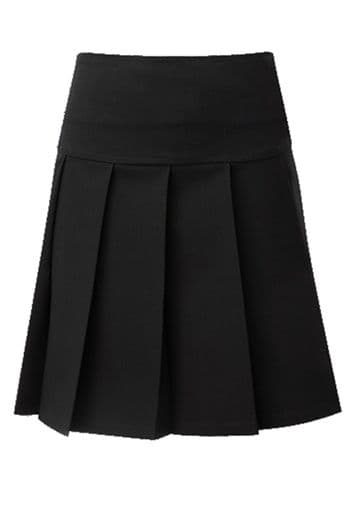 Junior Pleated Skirt - DL977 - BLACK