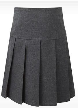 Junior Pleated Skirt - DL977 - GREY