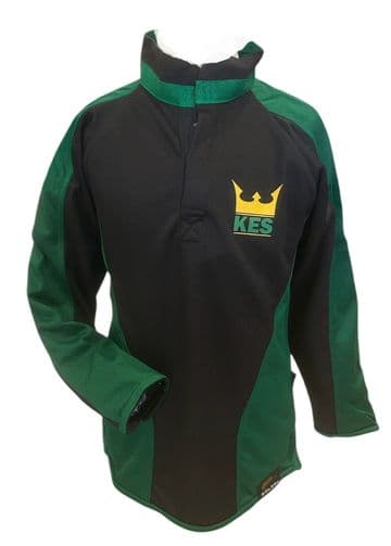 King Edmund Rugby Shirt - Emerald/Black - Boys