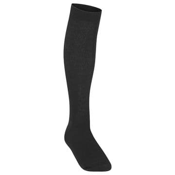 Knee High Socks - Three Pair Pack -  BLACK