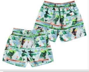 Mayoral 3630  Mint Surf Shorts . Available Sizes 2/3/4/5/6 Years .   Spring/Summer 2018