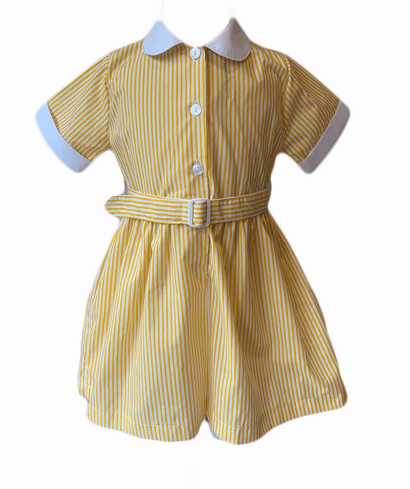 OLOR Summer Dress - GOLD/WHITE OLOR Summer Dress - GOLD/WHITE