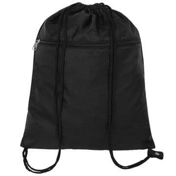 Plain Senior Gym Bag - BLACK