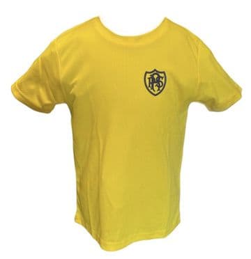 Rayleigh T-Shirt - with Logo - Yellow
