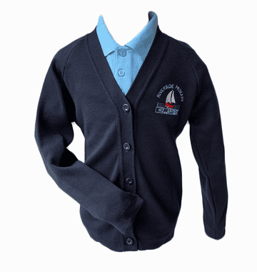 Riverside Knitted Cardigan - Acrylic Mix- Navy