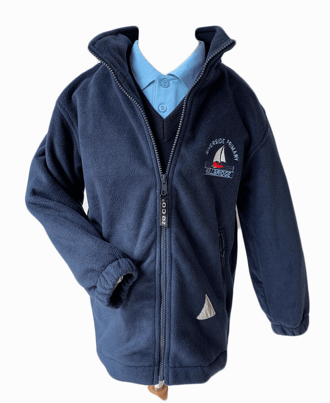 Riverside Polar Fleece Jacket - Navy