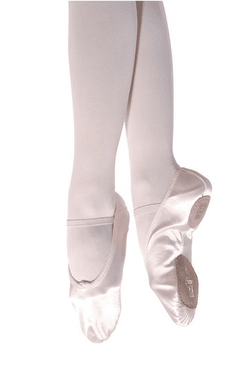 Roch Valley Split Sole Satin Ballet Shoes Pink only.