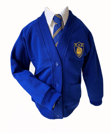 Rochford Sweat Cardigan - Royal