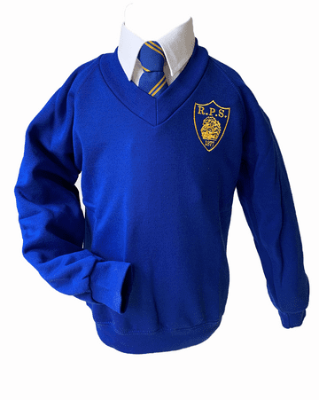 Rochford V-Neck Sweatshirt - Royal