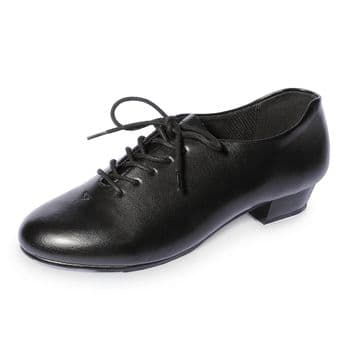 Rv Jazz Tap -Black -Unisex PU Oxford tap shoes