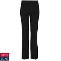 Senior Girls Slim Fit Trousers - DL965 - BLACK