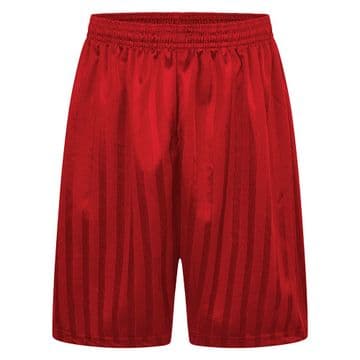 Shadow Stripe Shorts - RED