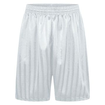 Shadow Stripe Shorts - WHITE