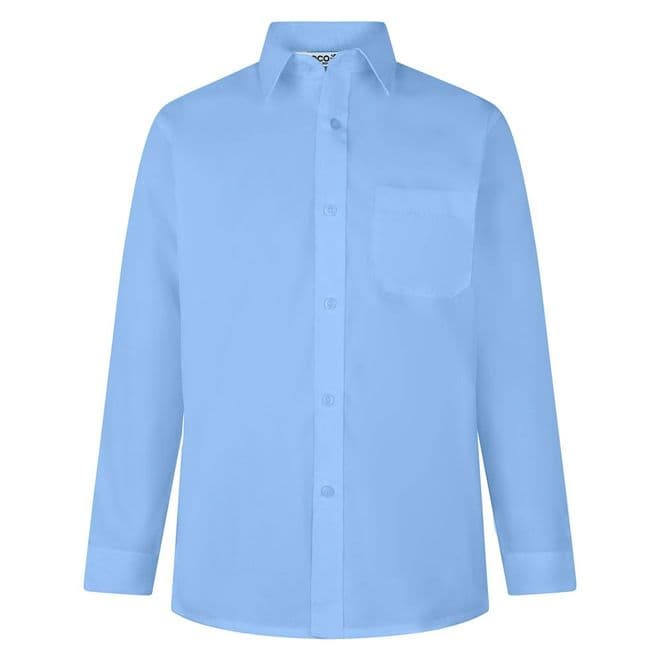 Shirt Non-Iron - Twin Pack - LONG SLEEVE - SKY BLUE