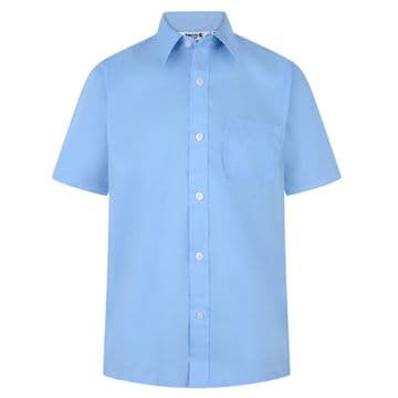 Shirt Non-Iron - Twin Pack - SHORT SLEEVE - SKY BLUE
