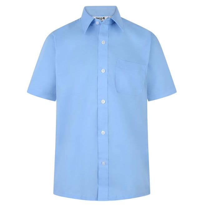 Shirt Non-Iron - Twin Pack - SHORT SLEEVE - SKY BLUE