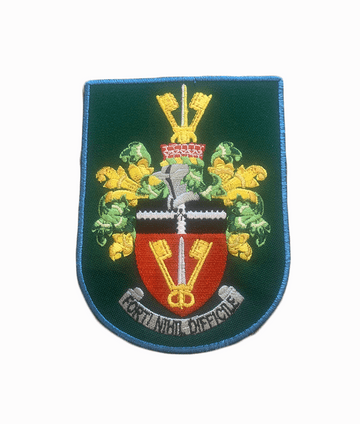 Southend Boys 6th Form Iron On Badge - Troy - SKY BLUE