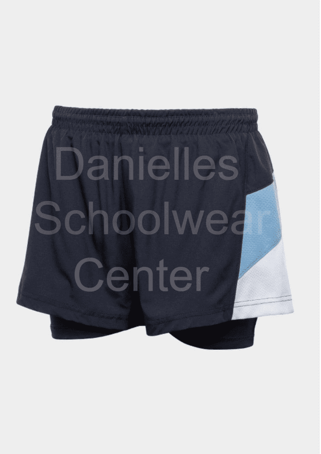 Sports Shorts 2 in 1 - VN55 Navy/Sky/White