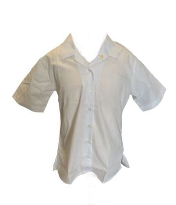 St Bernards PREFECT Blouse Rever collar 2 Pack - SHORT SLEEVE - WHITE