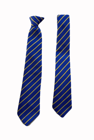 St Nicholas Tie - Royal/Gold