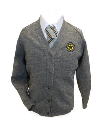 St Teresa's Knitted Cardigan - GREY
