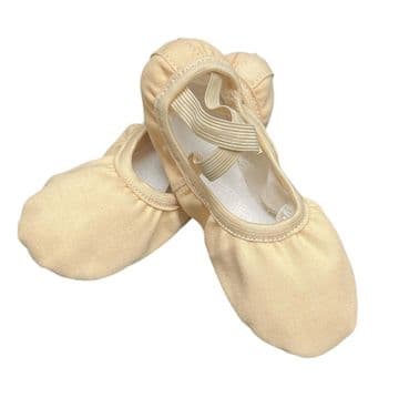 starlite ' flexi canvas split sole ballet shoe - pink