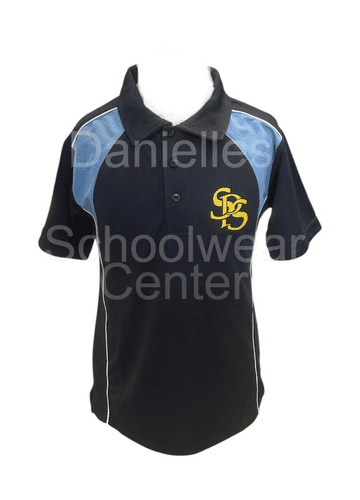 Sweyne Park P.E. Sports Top ZR20 NAVY/SKY
