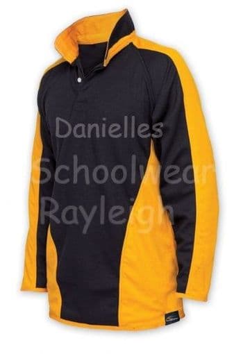 Sweyne Park Rugby Shirt - Gold/Black