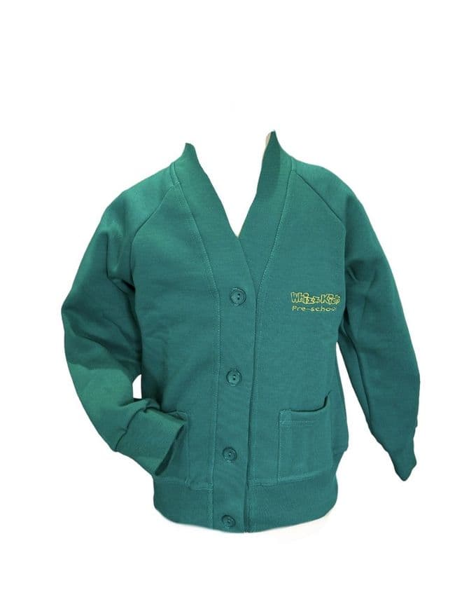 Whizz Kids Sweat Cardigan - Jade