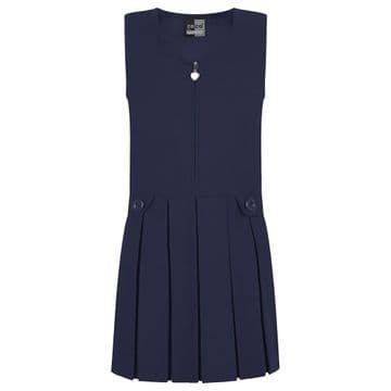 Zip Front Pinafore - GP3030 - NAVY