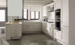 715x447mm Mornington Shaker Partridge Grey Door