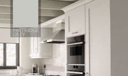 715x447mm Mornington Shaker Partridge Grey Door