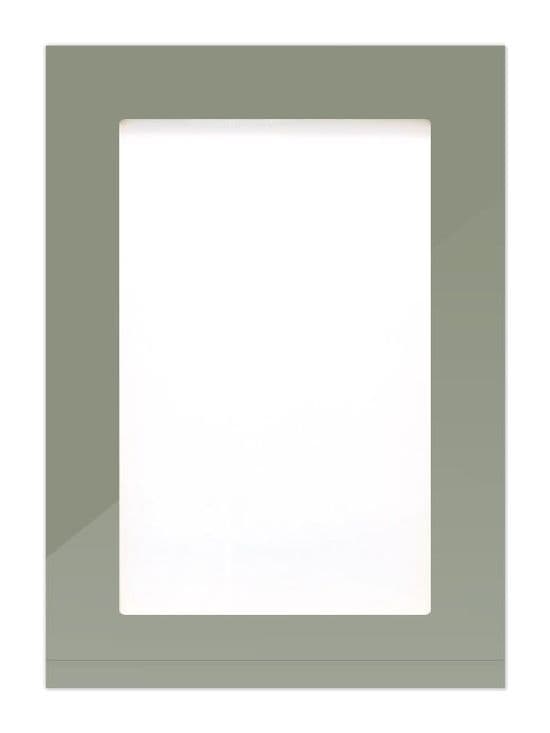 715x497mm, clear glazed Remo Gloss Regiment Feature Door