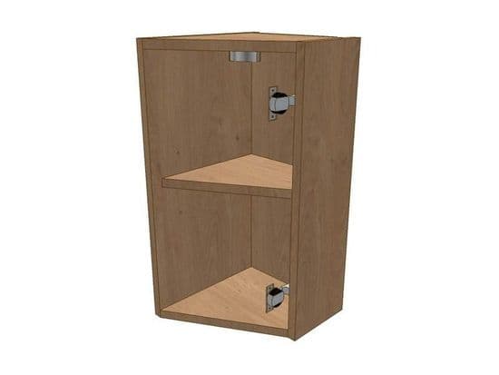 Belsay Dove Grey 365mm Angled Wall Unit RH To Suit 396 Dr 575mm High