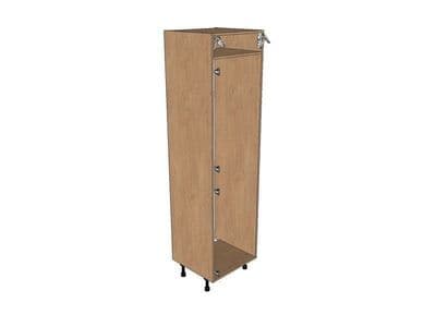Belsay Smooth Reed Green 600mm Fridge Freezer Housing Type 2 2150mm High