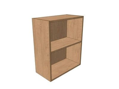 Belsay Smooth Reed Green 800mm Open Wall Shelf Unit 720mm High