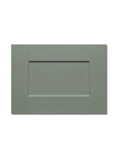 Belsay Woodgrain Reed Green Sample door