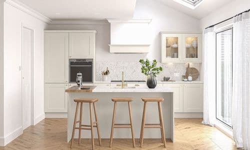 Belsay Woodgrain Taupe Grey Kitchens